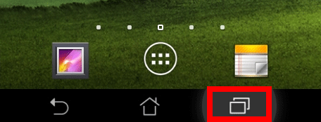 Android Desktop, Recent Apps Icon